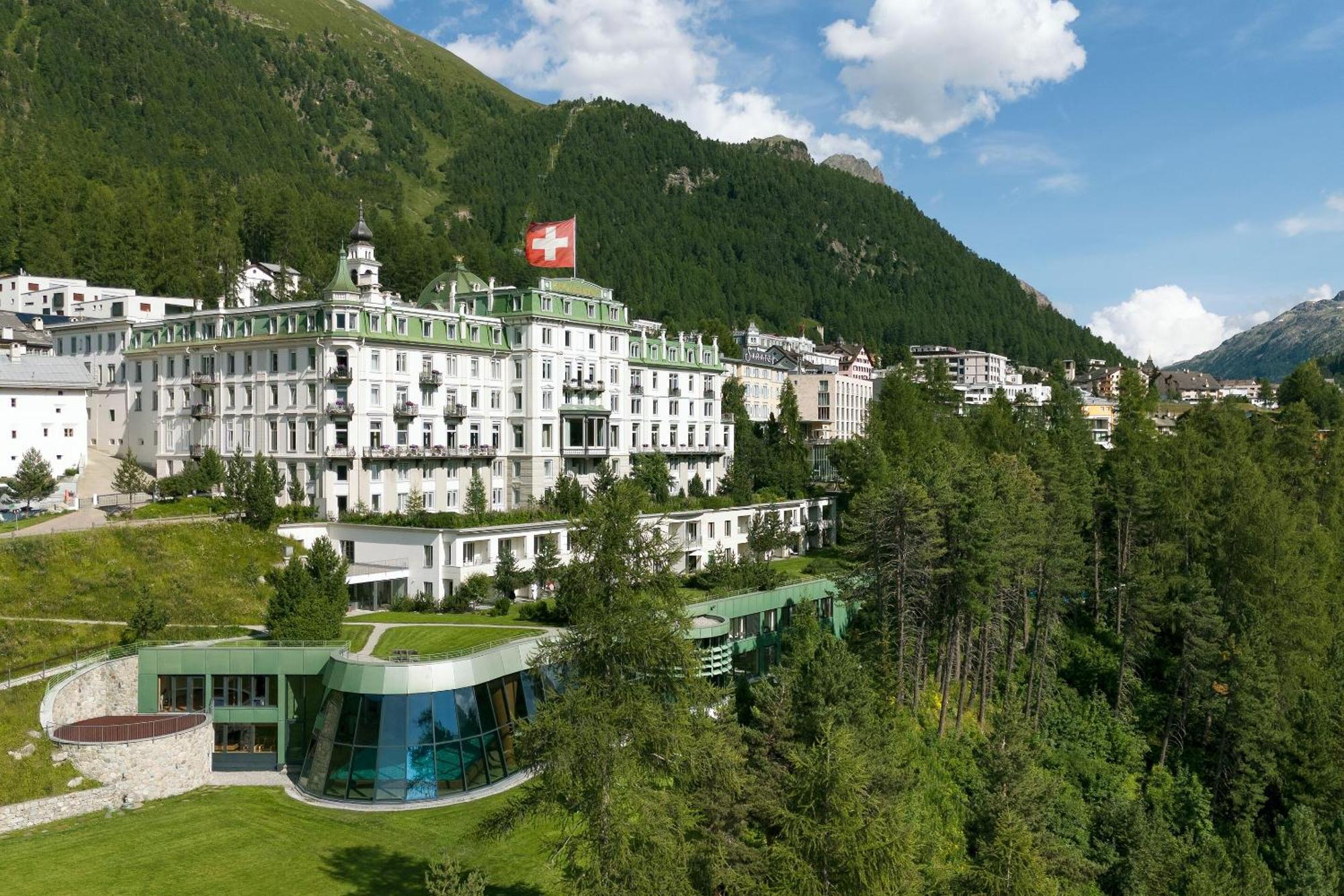 Grand Hotel Kronenhof Pontresina Exterior photo